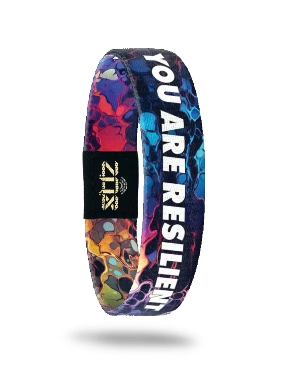 ZOX 'You Are Resilient' Reversible Bracelet - Purple & Blue